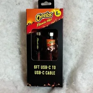 Cheetos | Computers, Laptops & Parts | Flamin Hot Cheetos 6ft Usb C To ...